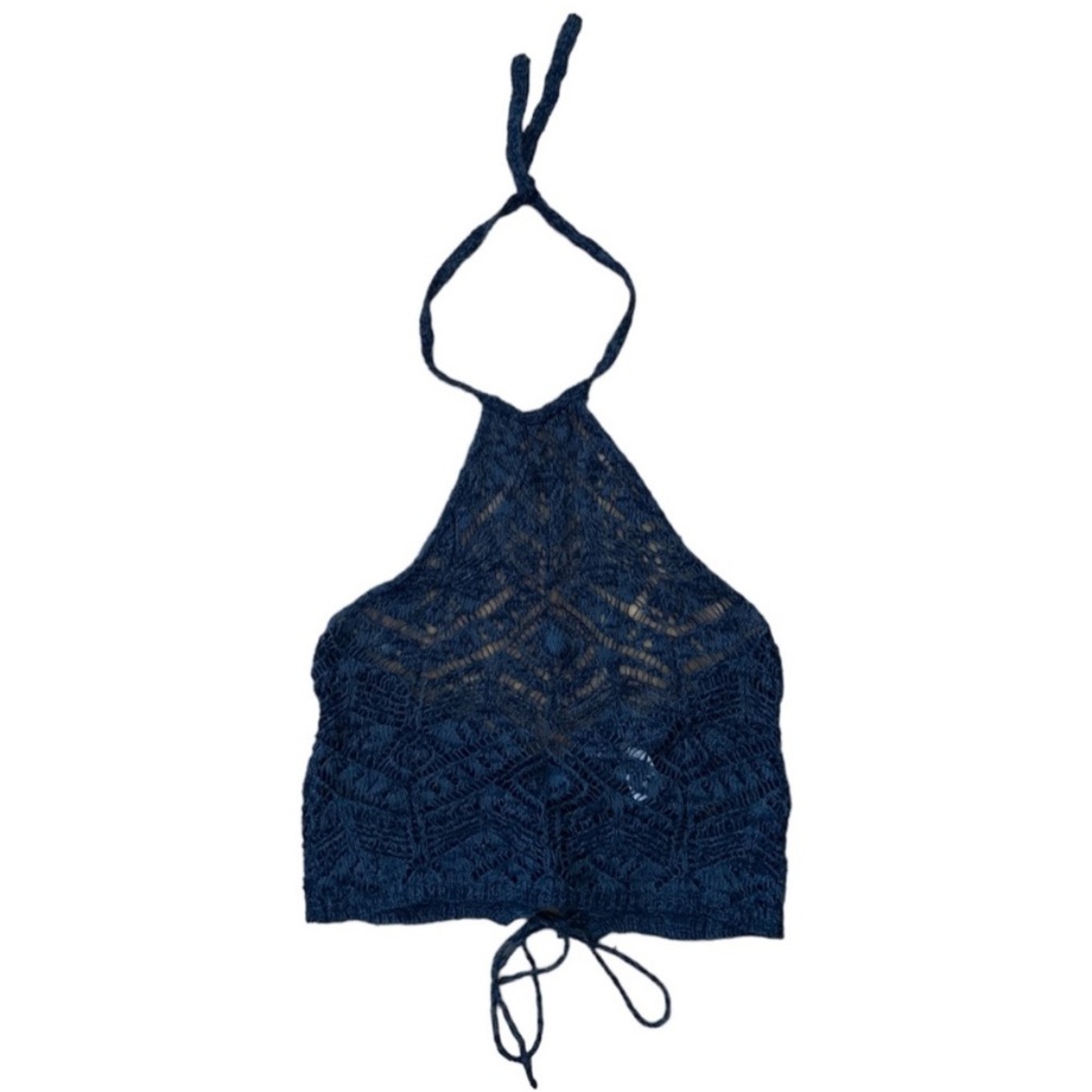 Say What? Deep Blue Knit Top